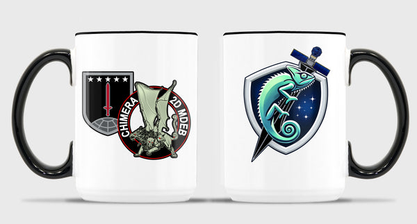 15 oz Coffee Mug- All White or White with Black Trim