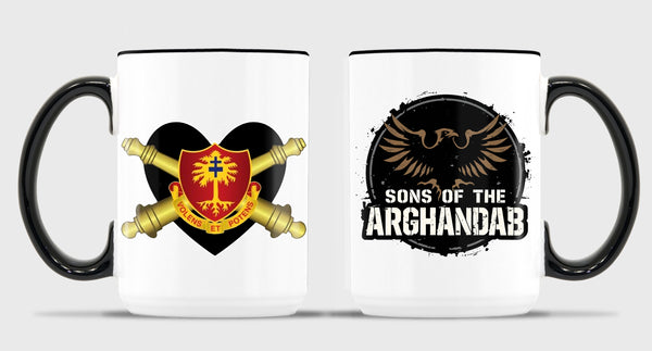 15 oz Coffee Mug- All White or White with Black Trim