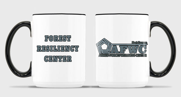 15 oz Coffee Mug- All White or White with Black Trim