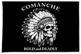 Comanche Co. Flag. One Sided with Grommets. Comes in multiple designs and sizes.