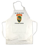 Apron 33" x 25" with large front pocket.