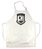 Apron 33" x 25" with large front pocket.