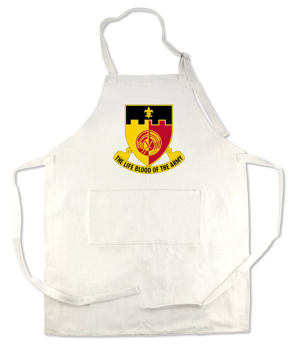 Apron 33" x 25" with large front pocket.