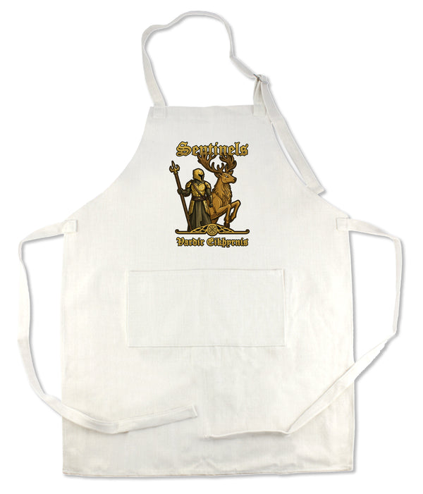 Sentinels Apron 33" x 25" with large front pocket.
