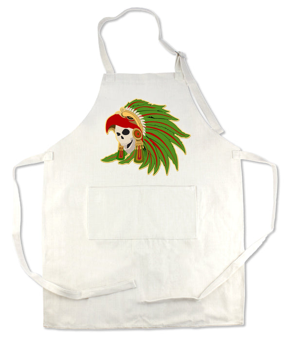 Apron 33" x 25" with large front pocket.