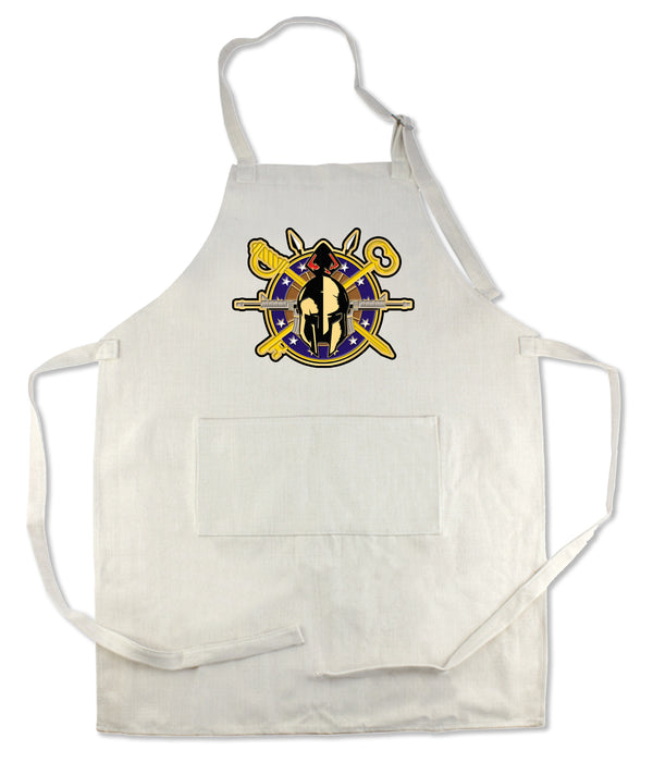 Apron 33" x 25" with large front pocket.