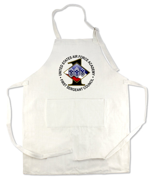 Apron 33" x 25" with large front pocket.