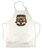 Apron 33" x 25" with large front pocket.