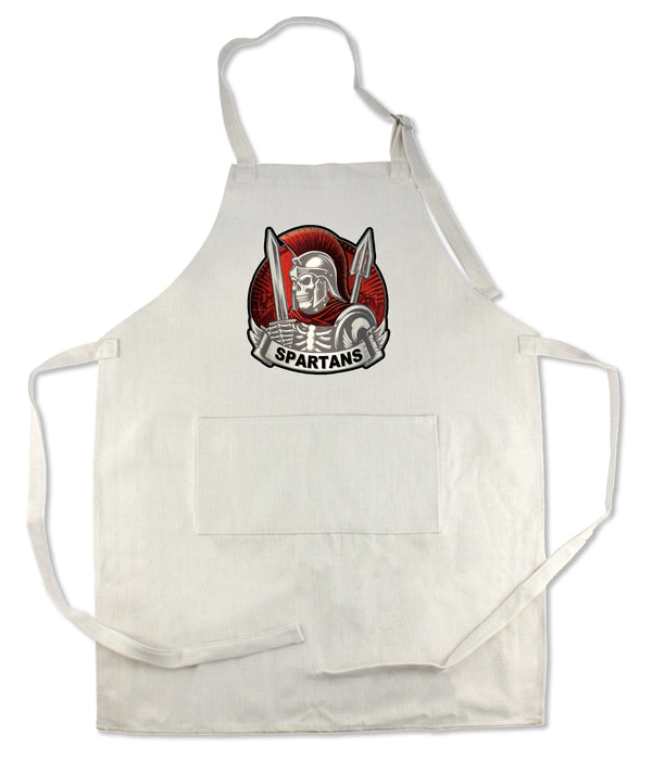 Apron 33" x 25" with large front pocket.