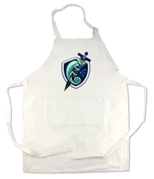 Apron 33" x 25" with large front pocket.