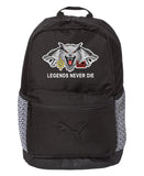 Puma Backpack - 12"L x 18 1/2"H x 6 1/2"D.