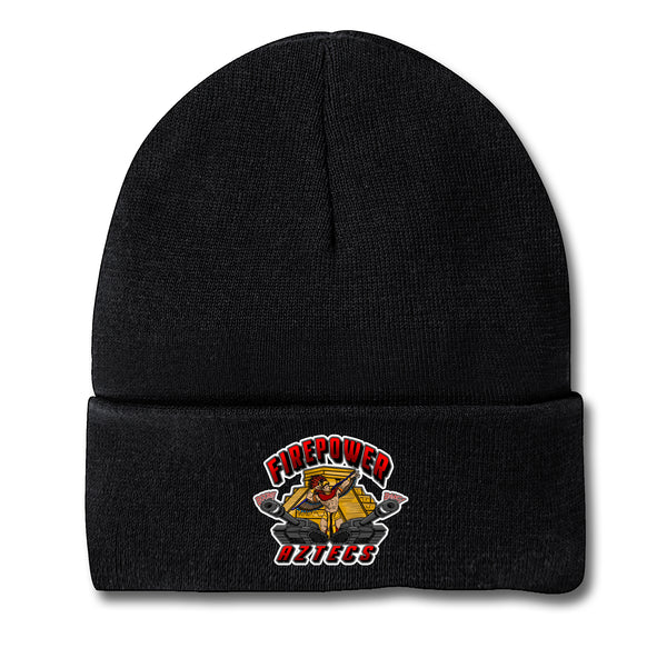 Black Beanie Aztec
