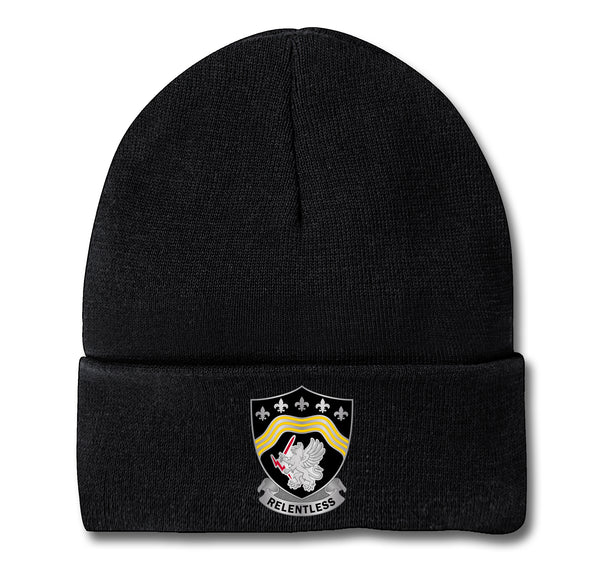 Relentless Black Beanie