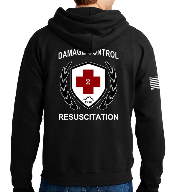 Resuscitation Hoodie Sweatshirt. This sweatshirt is NOT approved for PT.