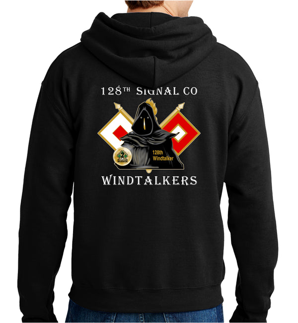 128th Sig Co Hoodie Sweatshirt. This sweatshirt is NOT approved for PT.