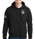 Bandits (Color) Black Unisex Hoodie Sweatshirt. This sweatshirt is NOT approved for PT