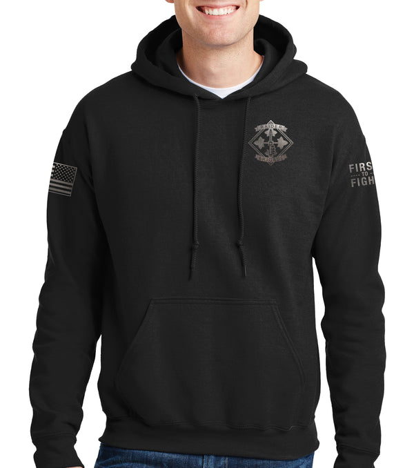 Blk on Blk Hoodie Sweatshirt. This sweatshirt is NOT approved for PT.