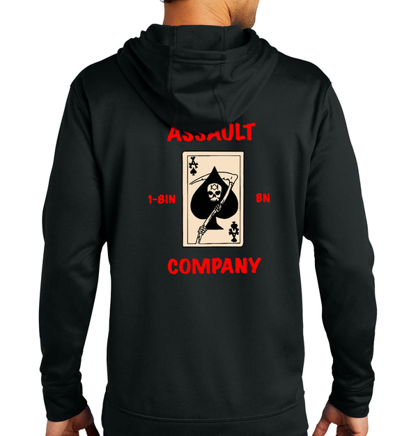 Performance Unisex Hoodie Sweatshirt. (This material is lighter than the 50-50) This sweatshirt is NOT approved for PT.