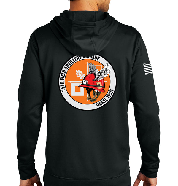 Performance Unisex Hoodie Sweatshirt. (This material is lighter than the 50-50) This sweatshirt is approved for PT.