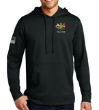 Performance Hoodie Black on Black Sweatshirt. (This material is lighter than the 50-50) This sweatshirt is NOT approved for PT.