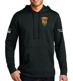 Performance Hoodie Black Sweatshirt. (This material is lighter than the 50-50) This sweatshirt is NOT approved for PT.