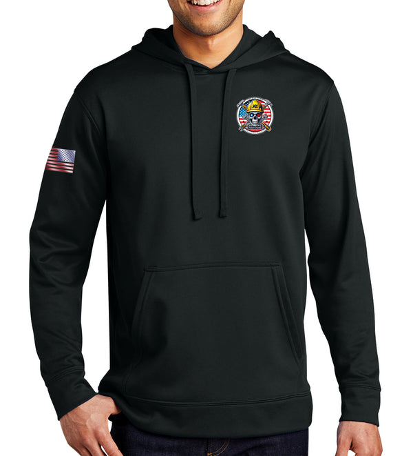 Red Flag Performance Hoodie Sweatshirt. (This material is lighter than the 50-50) This sweatshirt is NOT approved for PT.