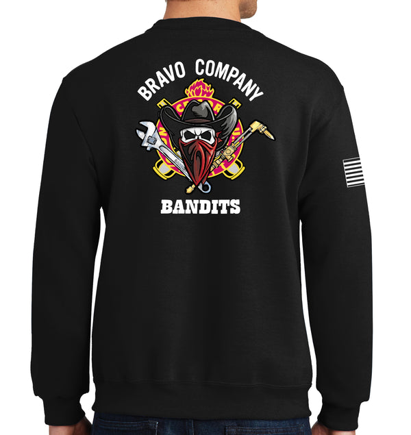 Bandits (Color) Crew-neck Unisex Sweatshirt. This sweatshirt IS Approved for PT