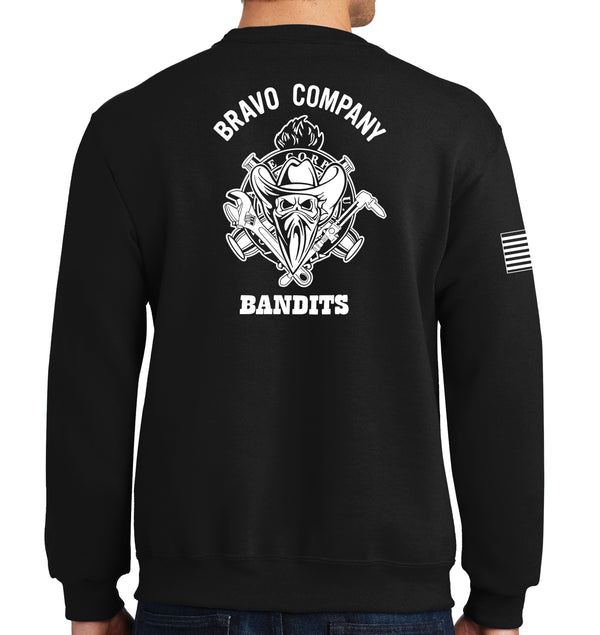 Bandits (White) Crew-neck Unisex Sweatshirt. This sweatshirt IS Approved for PT