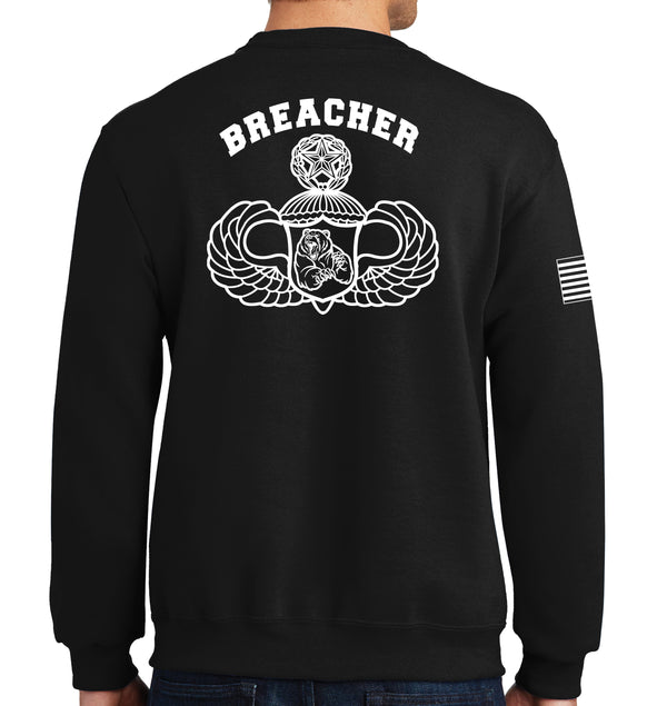 Breacher 50-50 Blend Crewneck Unisex Sweatshirt. This shirt IS approved for PT.