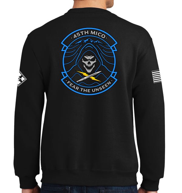 Crewneck Unisex Sweatshirt. Color Design. This shirt IS approved for PT.