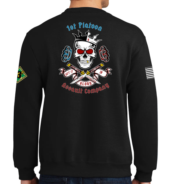 Platoon Crewneck Unisex Sweatshirt. This shirt IS approved for PT.