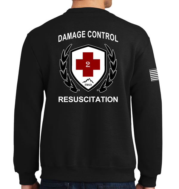 Resuscitation Crewneck Unisex Sweatshirt. This shirt IS approved for PT.