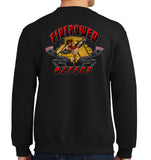 50-50 Blend Crewneck Unisex Sweatshirt. This shirt IS approved for PT.