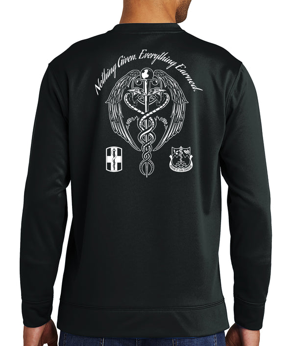 Polyester Crewneck Unisex Sweatshirt. This shirt IS approved for PT.