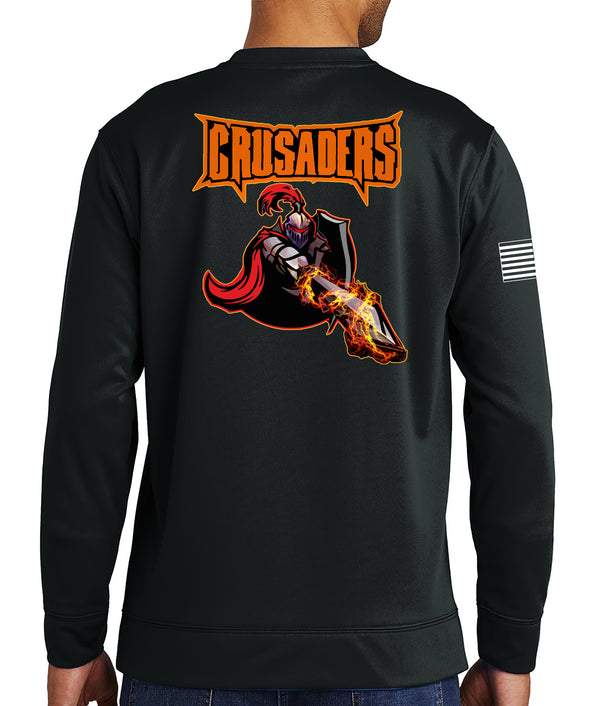 Polyester Crewneck Unisex Sweatshirt. This shirt IS approved for PT.