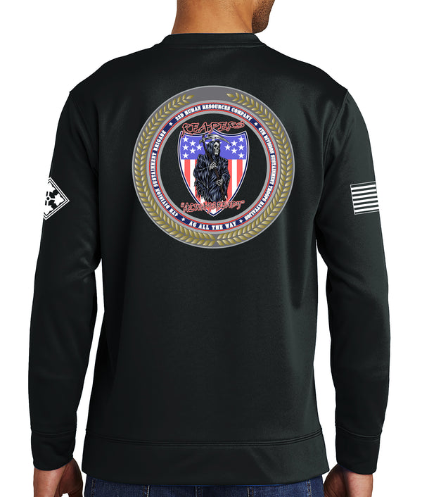 Reaper Polyester Crewneck Unisex Sweatshirt. This shirt IS approved for PT.