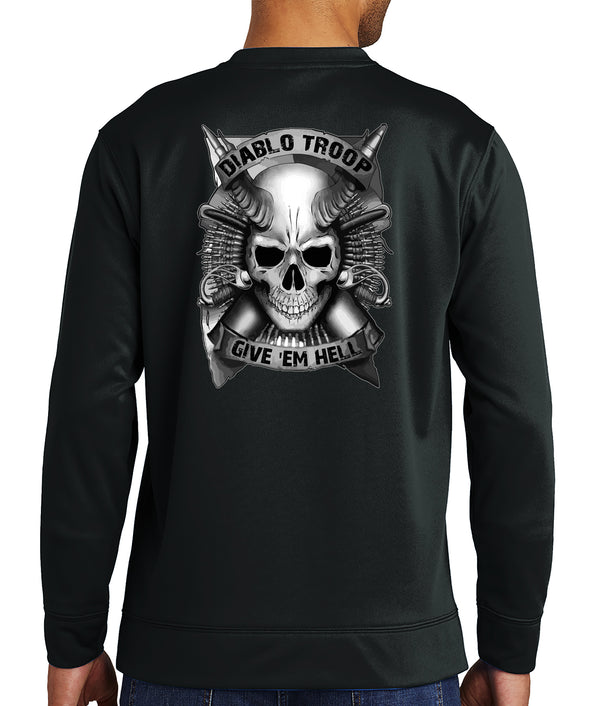 Polyester Crewneck Unisex Sweatshirt. This shirt IS approved for PT.