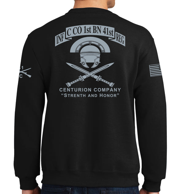 Centurion Co Crewneck Unisex Sweatshirt. This shirt IS approved for PT.