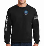 NCO 50-50 Blend Crewneck Unisex Sweatshirt. This shirt IS approved for PT.