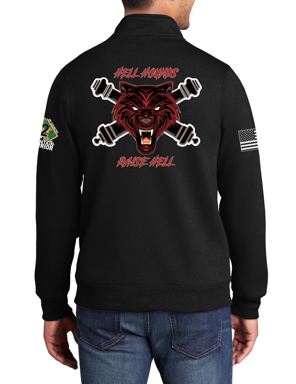 Hell Hounds Cadet Collar Full Zip Sweatshirt. This sweatshirt is NOT approved for PT.