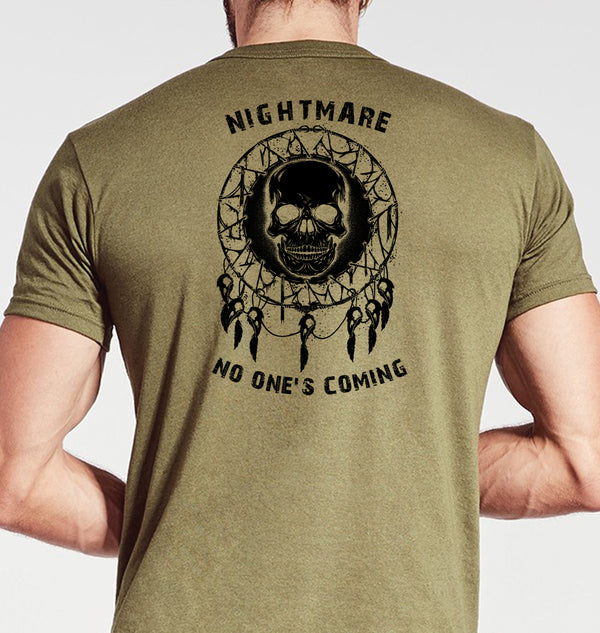 Nightmare Coyote Tan Unisex Shirt. This shirt is NOT approved for PT.