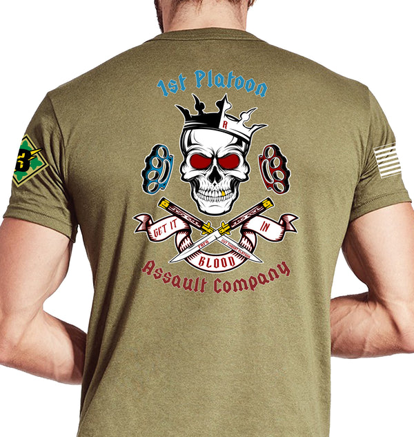 Platoon Coyote Tan Unisex Shirt. This shirt is NOT approved for PT.