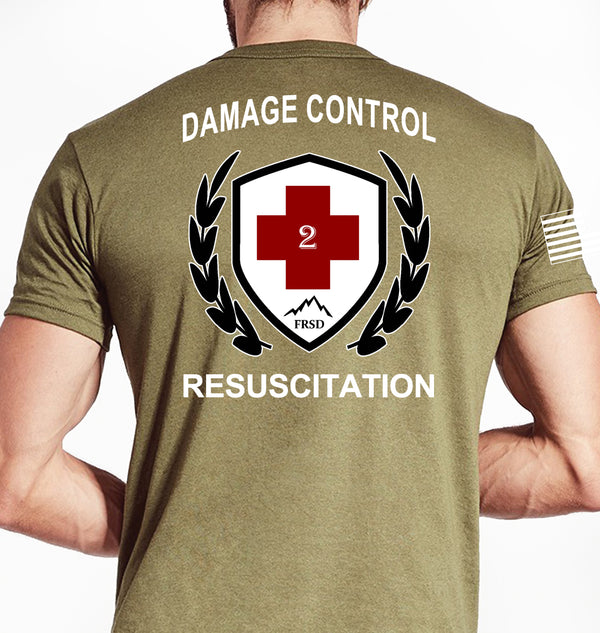 Resuscitation Coyote Tan Unisex Shirt. This shirt is NOT approved for PT.