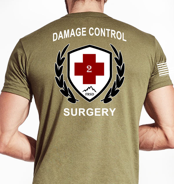 Surgery Coyote Tan Unisex Shirt. This shirt is NOT approved for PT.