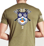 Tomahawk BN Coyote Tan Unisex Shirt. This shirt is NOT approved for PT