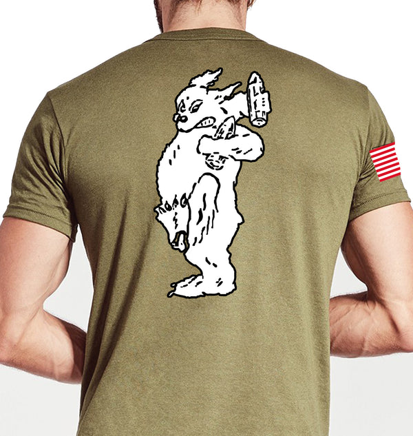 Alpha Coyote Tan Unisex Shirt. This shirt is IN UNIFORM USAGE