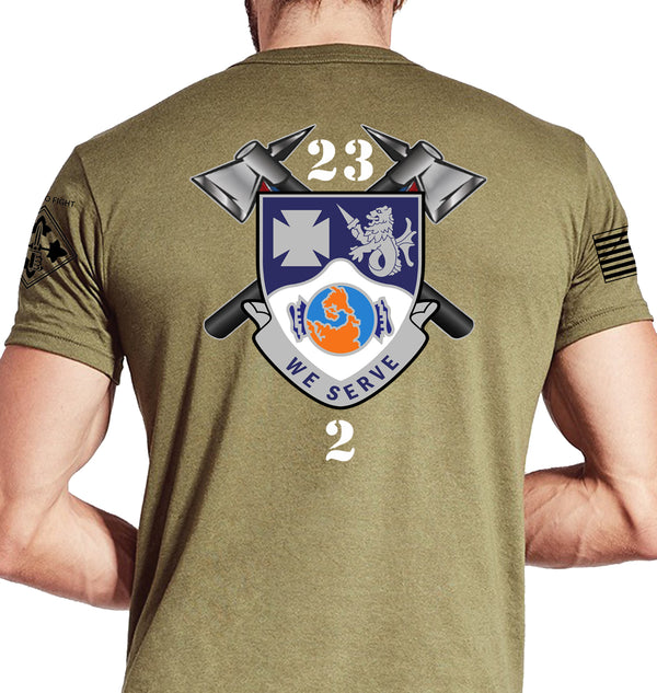 Coyote Tan Unisex Shirt. This shirt is NOT approved for PT.
