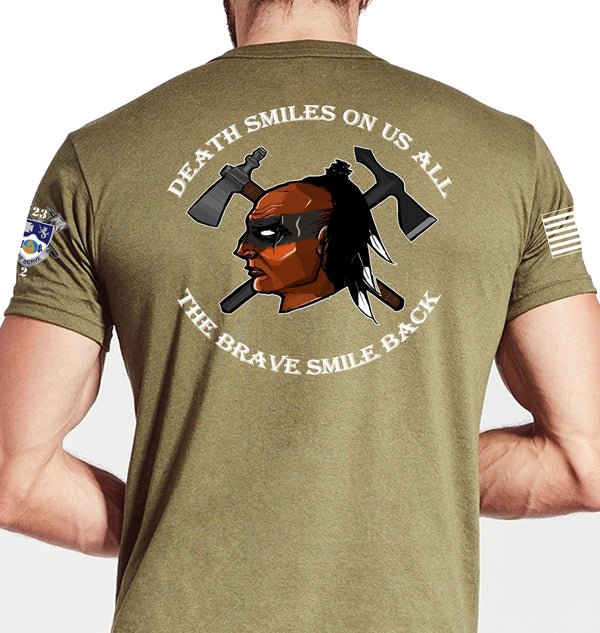 Brave Co Coyote Tan Unisex Shirt. This shirt is NOT approved for PT