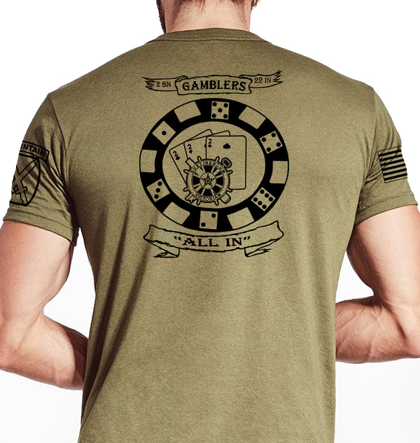 Coyote Tan Unisex Shirt. This shirt is NOT approved for PT.