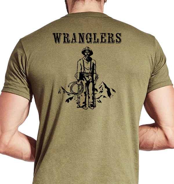 Wranglers Coyote Tan Unisex Shirt. This shirt is NOT approved for PT
